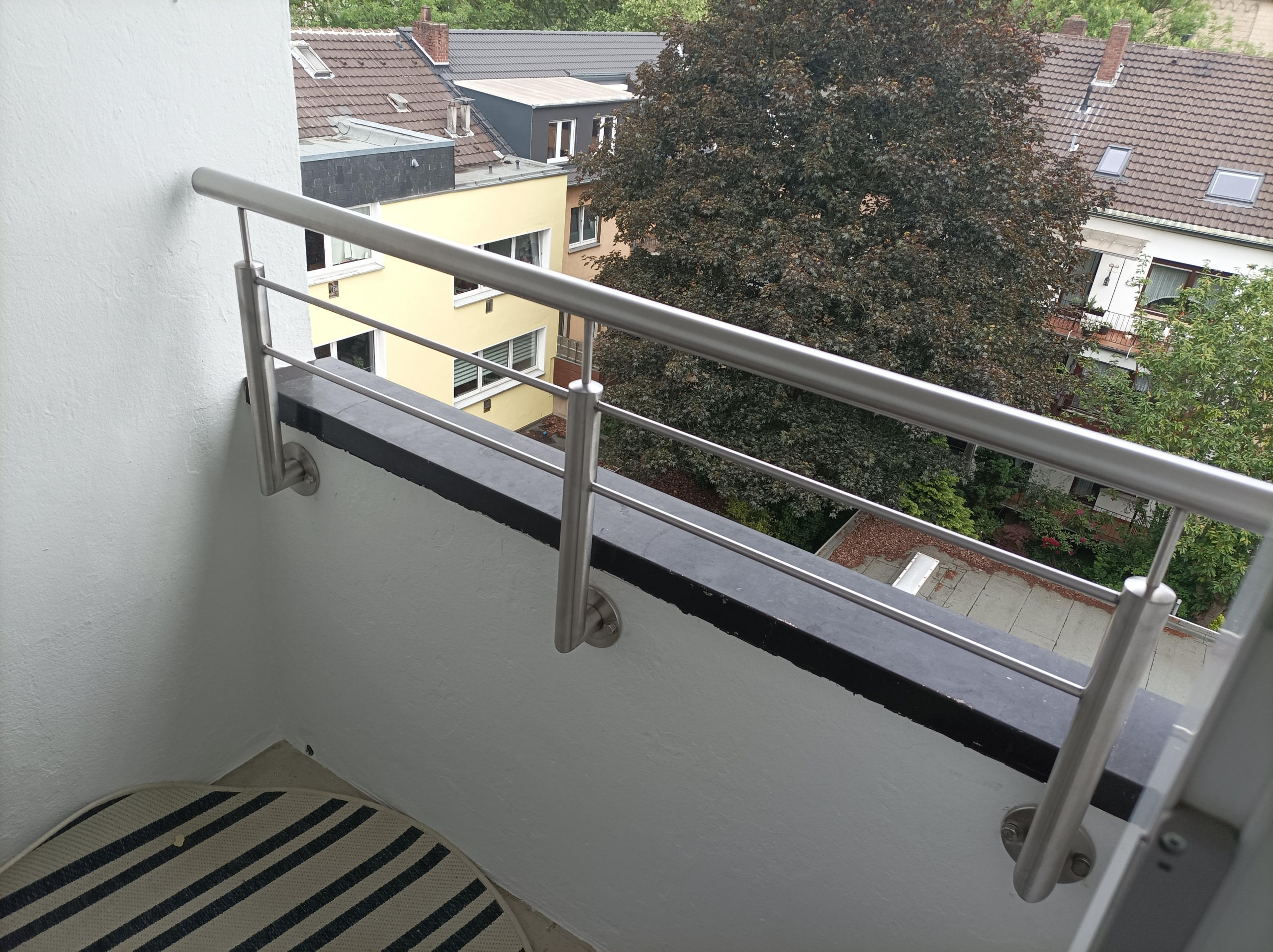 Geländererhöhung Edelstahl Balkon 